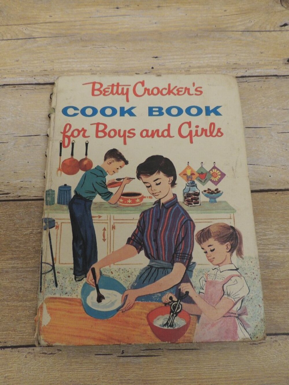 Vintage 1957 Betty Crocker's Cookbook for Boy and Girls First Edition